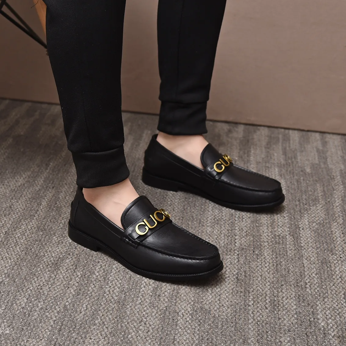 Men's shoes 💰580 📛📛Original (water-dyed cow lining) Gucci GUCCI official website formal shoes 🌀 Italian 🇮🇹 imported cowhide ➕ top imported water-dyed cowhide lining 💋 fine handmade original bottom, the real thing looks better when photographed in person Standard size 38-44
